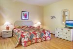 Spacious bedroom with King bed, private lanai and ensuite bath